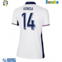 Engleska Ezri Konsa #14 Domaci Dres za Ženska EP 2024 Kratak Rukav